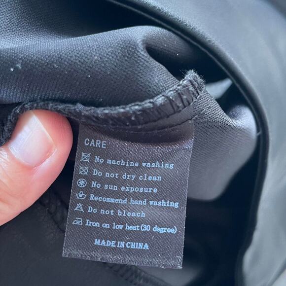 Mangopop Faux Leather High Waist Mini Skirt Women's XS Grunge Going Out Party - Picture 6 of 6